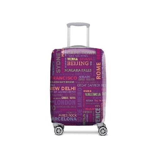 Funda Grande Para Valija Tamaño Grande Cubritas cities Violeta