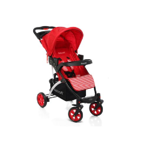 COCHE RIDER TRIANA CON BUTACA ROJO  