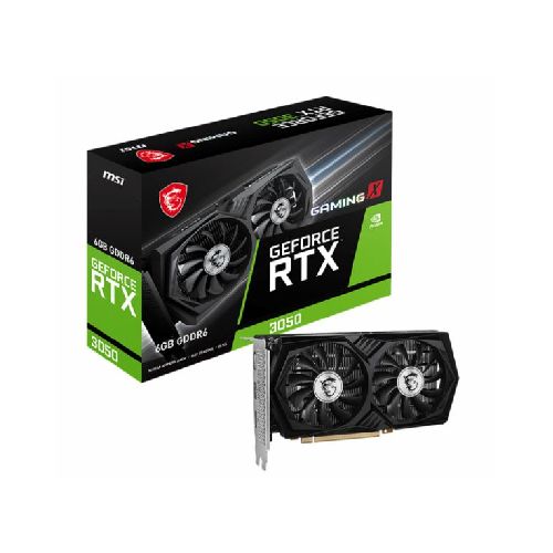 PLACA DE VIDEO GEFORCE RTX 3050 6GB MSI GAMING X  nvidia