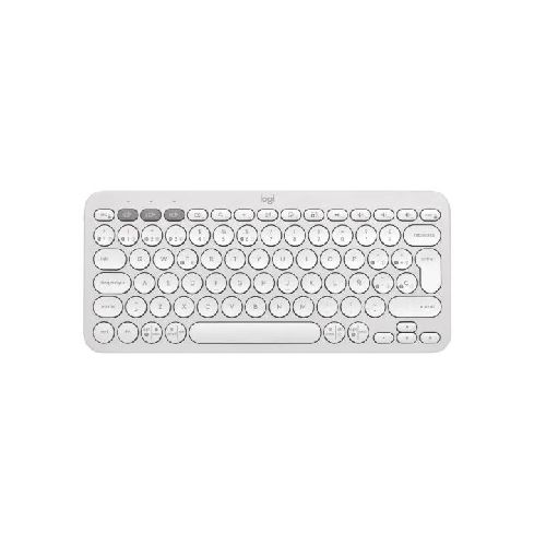 TECLADO LOGITECH PEBBLE KEYS 2 K380 WHITE 920-011784  logitech