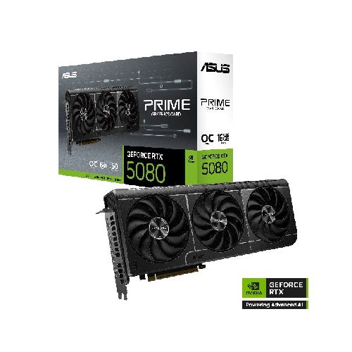 PLACA DE VIDEO GEFORCE RTX 5080 16GB ASUS PRIME OC  nvidia