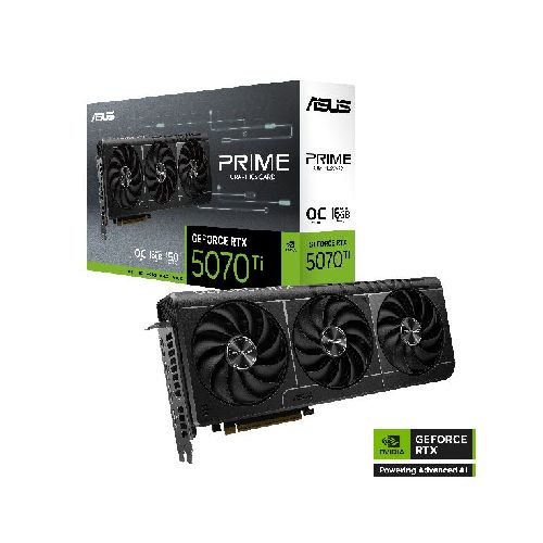 PLACA DE VIDEO GEFORCE RTX 5070 TI 16GB ASUS PRIME OC  nvidia