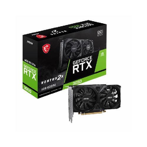 PLACA DE VIDEO GEFORCE RTX 3050 6GB MSI VENTUS 2X OC  nvidia