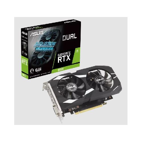 PLACA DE VIDEO GEFORCE RTX 3050 6GB ASUS DUAL OC   nvidia