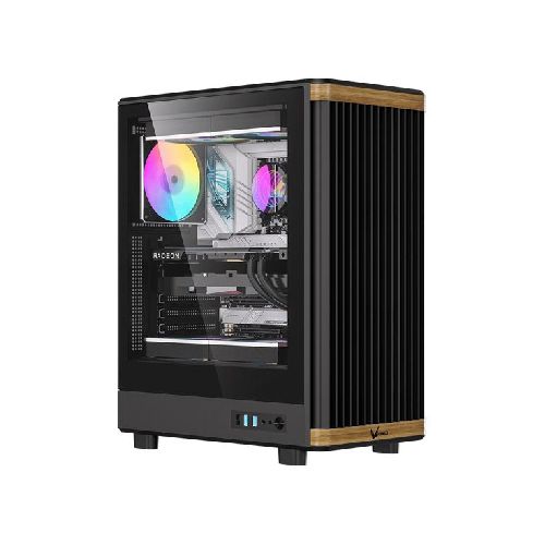 GABINETE GAMER FORMULA V TIMBERLINE T1 BLACK 4 FAN RGB  