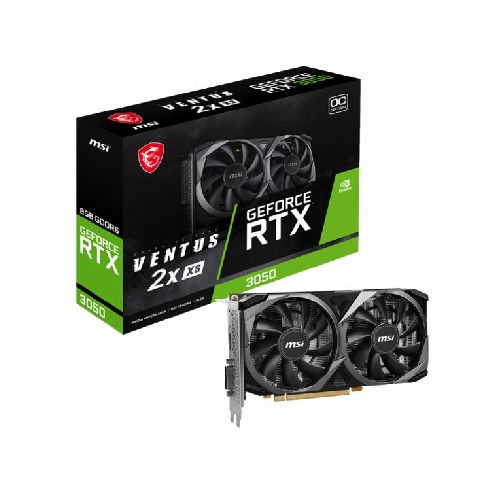 PLACA DE VIDEO GEFORCE RTX 3050 8GB MSI VENTUS 2X XS OC  msi