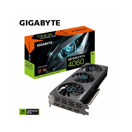 PLACA DE VIDEO GEFORCE RTX 4060 8GB GIGABYTE EAGLE OC 3X  nvidia