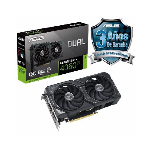 PLACA DE VIDEO GEFORCE RTX 4060 TI 8GB ASUS DUAL OC EDITION  nvidia