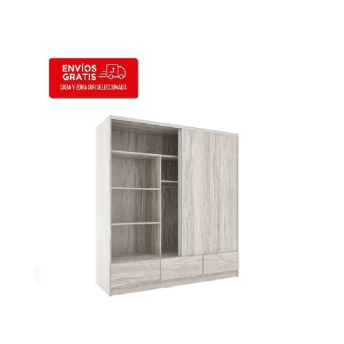 Placard Puerta Corrediza Orlandi Premium 1.82cm Con Correderas Metálicas