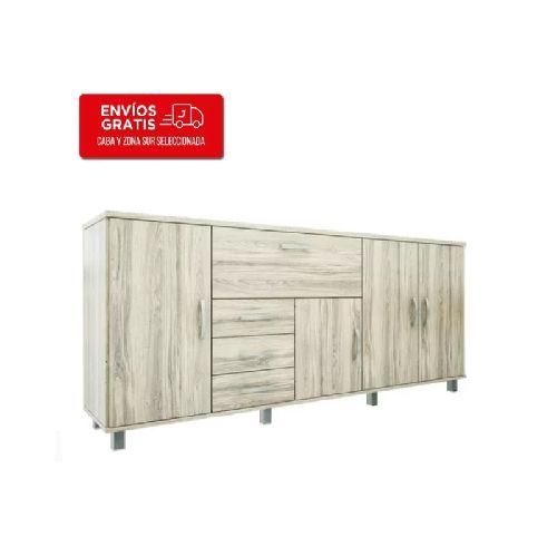 Bahiut Orlandi 225 Cm 5 Puertas 3 Cajones