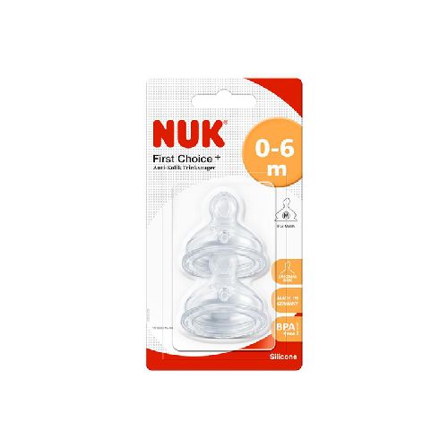 NUK TETINA X 2 FC PLUS 1M SILICONAS N0709245