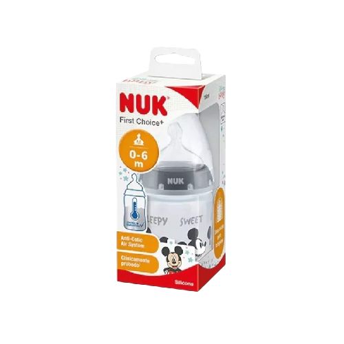 NUK MAMADERA FC+ CONTROL DE TEMPERATURA 150 ML 0-6 M MICKEY MOUSE 10743995B