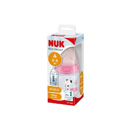 NUK MAMADERA FC+ X 150ML CONTROL DE TEMPERATURA JIRAFA 0-6M 10743067