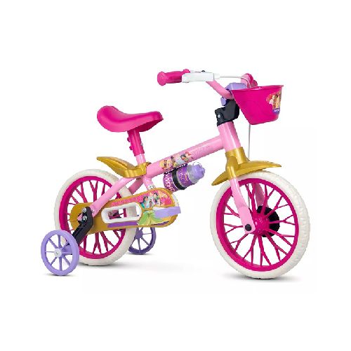 NATHOR BICICLETA DISNEY PRINCESAS CON CANTIMPLORA RODADO 12