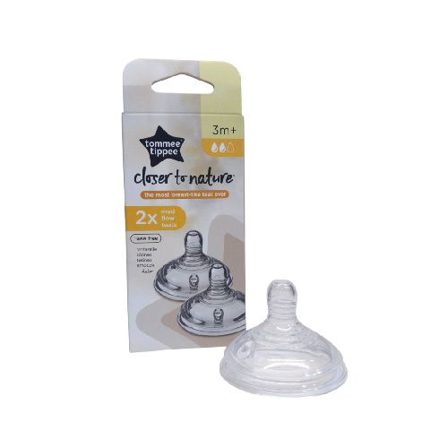 TOMMEE TIPPEE TETINAS +3 FLUJO MEDIO 2 PK