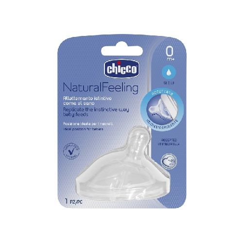 CHICCO TETINA NATURAL FEELING 0M+ FL NORMAL X 1