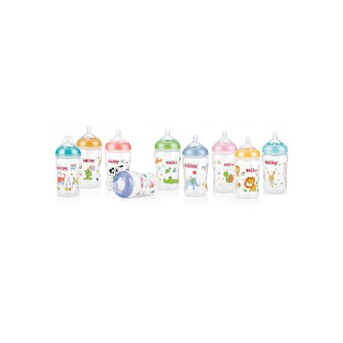 NUBY MAMADERA COLOR NT 360 ML VARIOS COLORES 68015 +3M