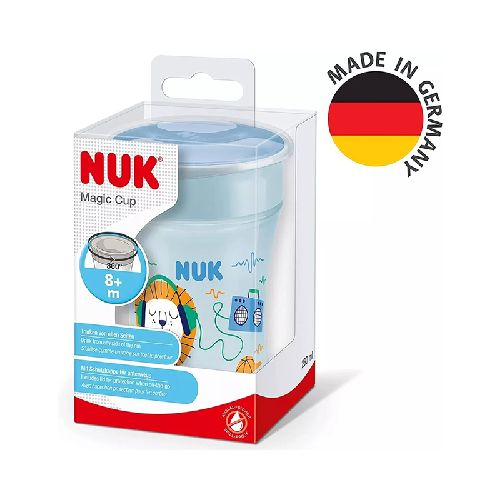 NUK VASO EVOLUTION MAGIC CUP LEON AZUL X 230ML +8M 10255602