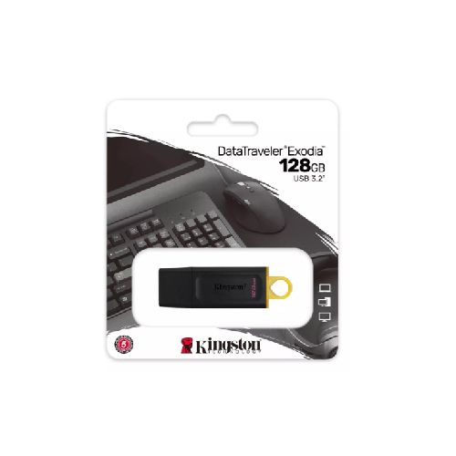 PENDRIVE 128GB KINGSTON 3.2 DTX EXODIA