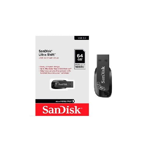 PENDRIVE 64GB SANDISK ULTRA SHIFT 3.0