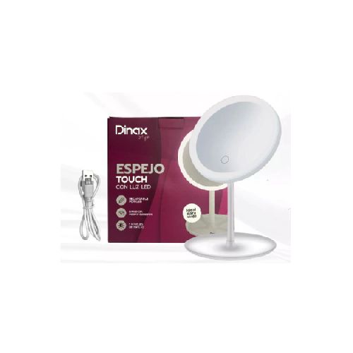 ESPEJO REDONDO TOUCH CON LUZ LED DX-3ESPLUZAA