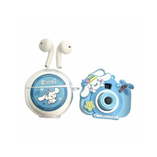 AURICULARES BLUETOOTH AIRPODS + CAMARA JUGUETE INFANTIL