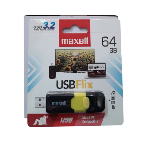 PENDRIVE 64GB MAXELL FLIX