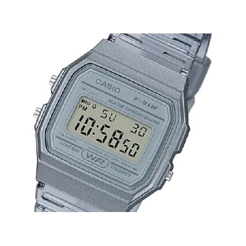 *** RELOJ VINTAGE CASIO F-91WS-8D GRIS