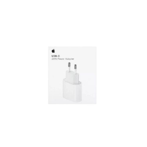 *** CARGADOR FUENTE 220V APPLE ORIGINAL TURBO USB-C 20W PATA REDONDA