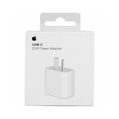 CARGADOR 220V FUENTE IPHONE USB-C CERTIFICADO 20W PATA OBLICUA / ARG