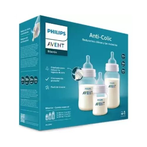 Set Mamaderas Philips Avent Anticólicos SCY119/18 0m+ 1m+ 3m+