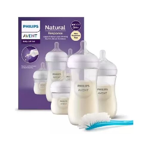 Set de Mamaderas Avent Natural 4 piezas