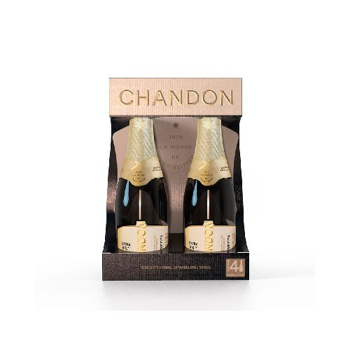 ESPUMANTE CHANDON EXTRA BRUT ESTUCHE FOURPACK 187 ML - Jumbo Argentina | Aprovechá las Ofertas I Supermercado Online