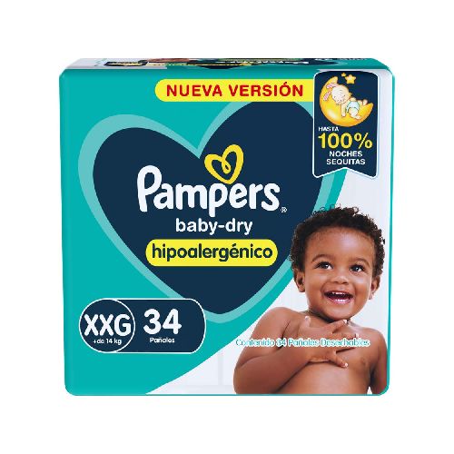 pañales PAMPERS babydry xxg 34u - Jumbo Argentina | Aprovechá las Ofertas I Supermercado Online