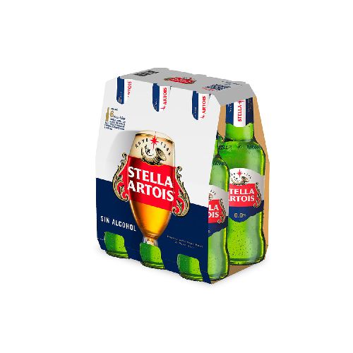 Cerveza 0.0Sin Alcohol 330Ml X 6U Stella Artois - Jumbo Argentina | Aprovechá las Ofertas I Supermercado Online