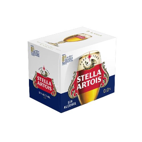 Cerveza 0.0Sin Alcohol 473Ml X 6U Stella Artois - Jumbo Argentina | Aprovechá las Ofertas I Supermercado Online