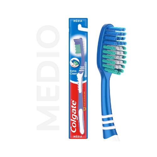 Cepillo de Dientes Colgate Extra Clean Medio 1 U - Jumbo Argentina | Aprovechá las Ofertas I Supermercado Online