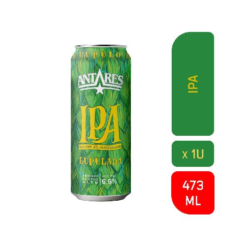 Cerveza ANTARES Ipa 473cc - Jumbo Argentina | Aprovechá las Ofertas I Supermercado Online