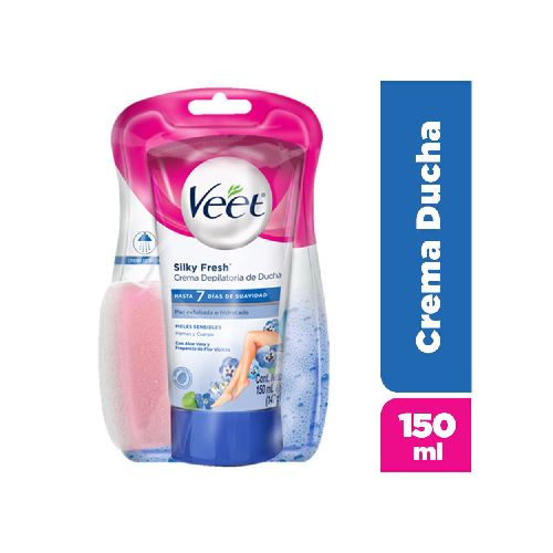 CREMA DEPILATORIA DUCHA VEET  PIEL SENSIBLE 150 ML - Jumbo Argentina | Aprovechá las Ofertas I Supermercado Online