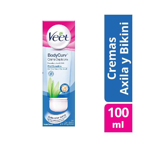 CREMA DEPILATORIA VEET AXILA & BIKINI PIEL SENSIBLE 100 ML - Jumbo Argentina | Aprovechá las Ofertas I Supermercado Online