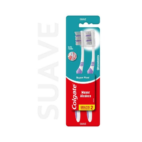 Cepillo De Dientes Colgate Super Flexi 2 U - Jumbo Argentina | Aprovechá las Ofertas I Supermercado Online