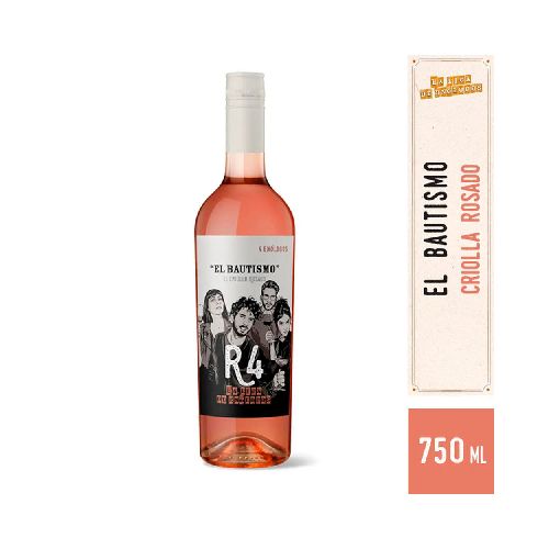 Vino EL BAUTISMO Rosado 750cc - Jumbo Argentina | Aprovechá las Ofertas I Supermercado Online