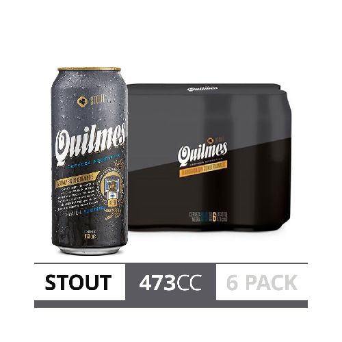 Cerveza QUILMES Stout 473cc sixpack - Jumbo Argentina | Aprovechá las Ofertas I Supermercado Online