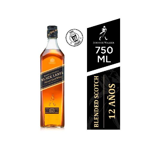 WHISKY JOHNNIE WALKER BLACK LABEL BOTELLA 750ML - Jumbo Argentina | Aprovechá las Ofertas I Supermercado Online