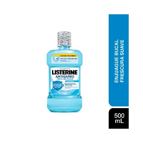 ENJUAGUE BUCAL LISTERINE ANTISARRO SUAVE SN ALCOHOL X500 - Jumbo Argentina | Aprovechá las Ofertas I Supermercado Online