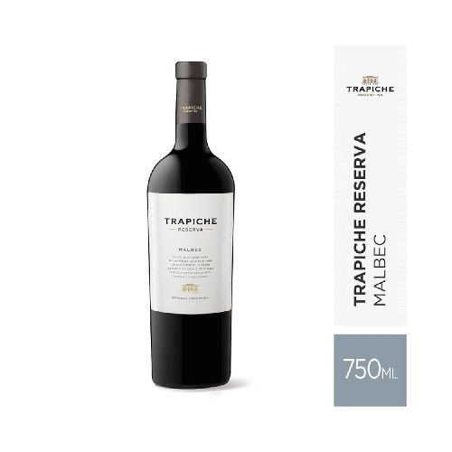 vino TRAPICHE Reserva Malbec 750cc - Jumbo Argentina | Aprovechá las Ofertas I Supermercado Online