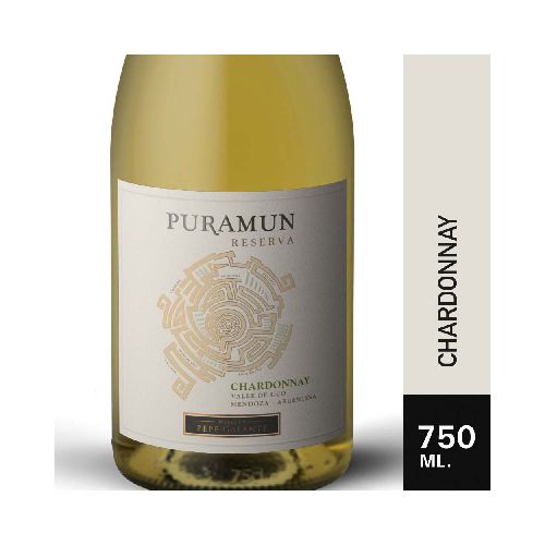 Vino Puramun Chardonnay 750 Ml - Jumbo Argentina | Aprovechá las Ofertas I Supermercado Online