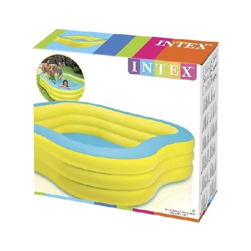 PILETA INFLABLE BEACH WAVE INTEX 229 X 229 X 56 CM (57495) (6941057402574) 05 (57495)  