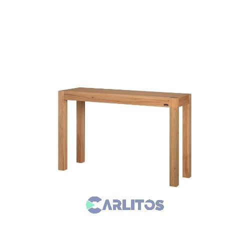 Mesa De Arrime Contemporánea 1.20 Mts Genoud Paraíso Roble