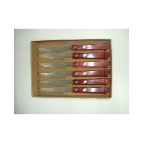 Tramontina Cuchillo Rojizo Asado Polywood x 6 c/mueca  